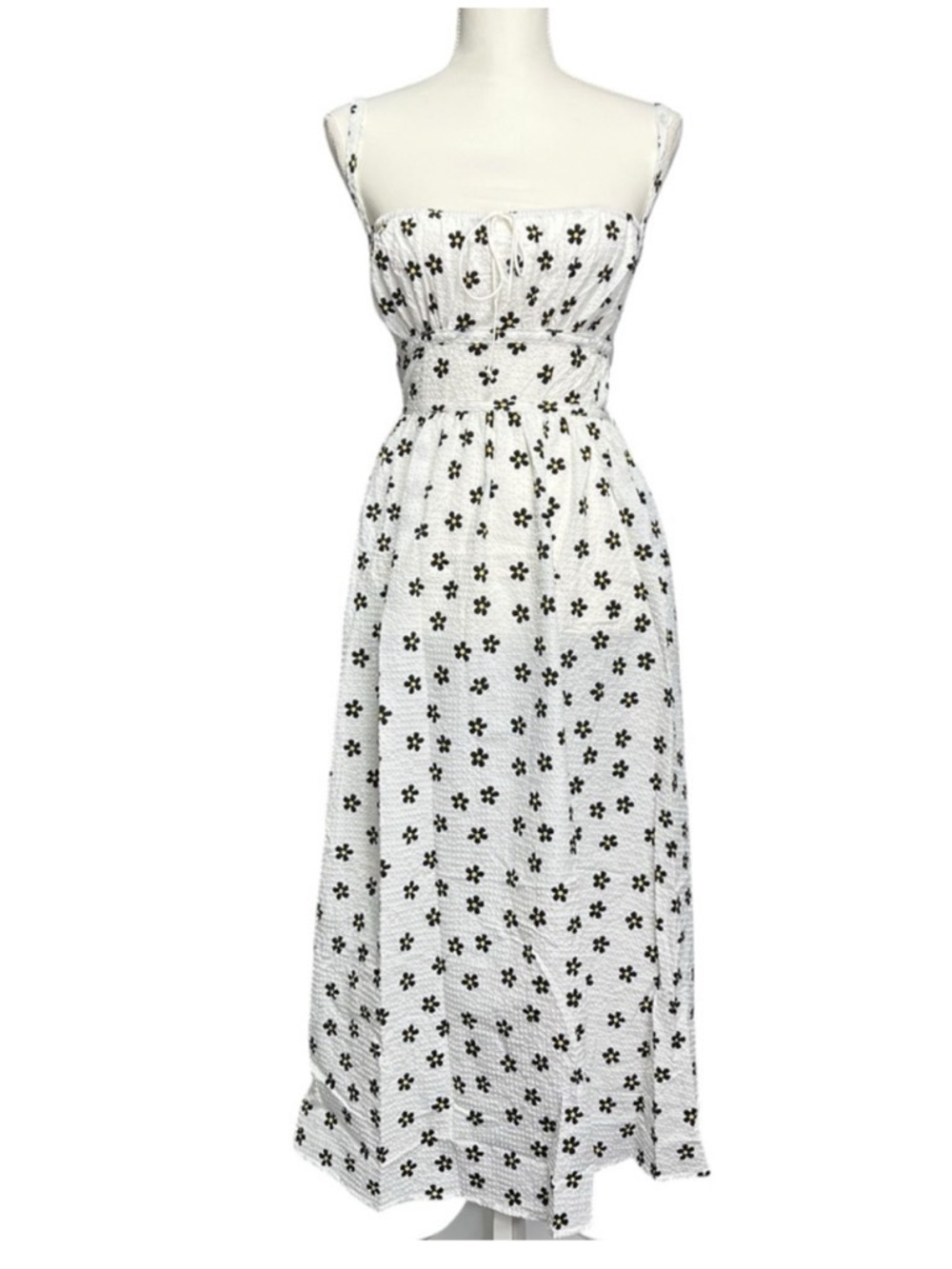 For Love & Lemons Brenda Midi Dress NWT XL Floral Cottagecore Romantic - Picture 2 of 9